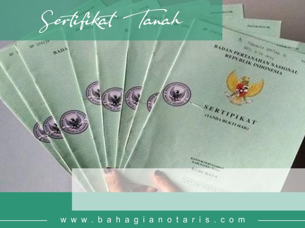 Sertifikat Tanah Sertifikat Tanah